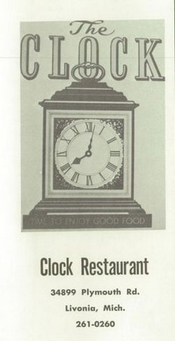 Clock Restaurant - 1971 Yearbook A